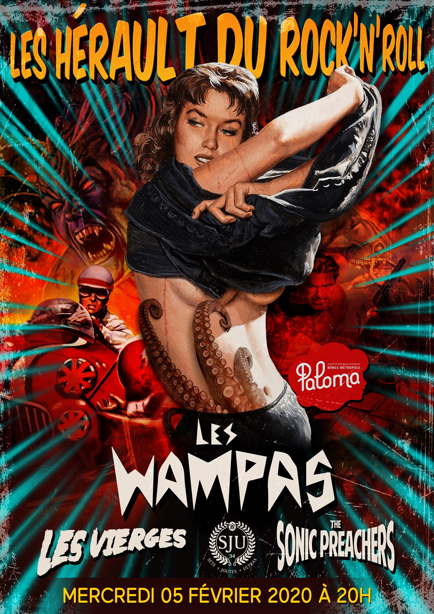 Les Hérault du Rock'n'Roll : Carte blanche aux Wampas à Paloma (Nîmes)